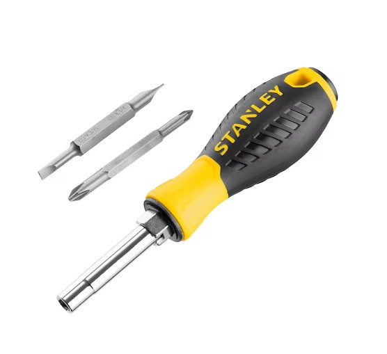 0-68-012 STANLEY ODVIJAČ SA 6 DODATAKA